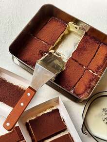 Large Stainless Steel Angled Spatula With Wooden Handle - Metal Pancake Flipper Ideal For Cast Iron Pans, Baking Sheets | Grilling And Home Kitchen Tool - Multicolor - View 6