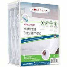 200cm x 200cm - Guardmax Bed Bug Proof Mattress Encasement Protector Zippered Style 100% Waterproof Cover Hypoallergenic and Breathable Soft and Noiseless - King Size (78x80x11) - Blanco - Ver 1