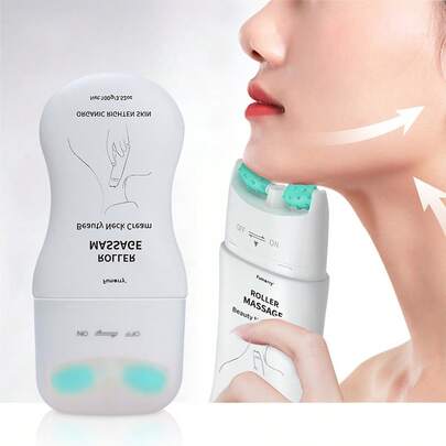 Crema reafirmante de cuello, rodillo de masaje acelera la absorción, crema hidratante y reafirmante natural, uso científico, conformación saludable.