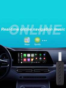 XUDA 2in1 Mini Carplay Wireless Adapter &Android Auto Wireless Adapter, Wireless Carplay Dongle Wired Carplay Android Auto Car, Wireless CarPlay Adapter For USB/USB-C - A - View 10