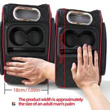 2026 Model High-Grade Faux Leather Car Armrest Box, Multifunctional Interior Accessory With Removable Cup Holder And Built-In Tissue Box, Comfortable Elbow Support To Enhance Driving Experience, Easy-To-Clean Modern Design, Provides Ample Storage Space, Universal Car Armrest Box Storage Upgrade Solution, Suitable For Daily Driving And Long-Distance Travel - Multicolor - View 6