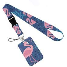 Animal Collection The Vertical Card Holder Horizontal Card Neck Strap Lanyards For Keys Keychain Badge Pass Hang Rope - Multicolor - View 118
