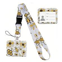 Animal Collection The Vertical Card Holder Horizontal Card Neck Strap Lanyards For Keys Keychain Badge Pass Hang Rope - Multicolor - View 150