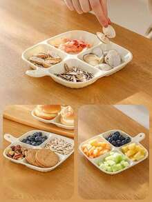 2件套多格托盘，家用厨房壁挂式多功能火锅酱料碟，葱姜蒜备料整理架 - 杏色 - 查看 5