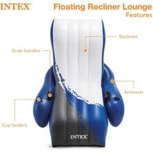 Floating Recliner Inflatable Lounge 71in X 53in - Multicolor - Ver 3