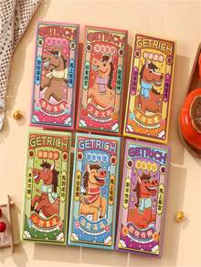 6/12个 17*9厘米-2026年个性化卡通马年红包（款式随机），春节红包，唐人街新年压岁钱红包，中国节日红包，海外华人红包，圣诞礼物红包 - 紅色 - 查看 10