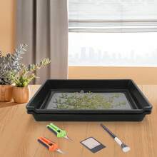 YUNRUX Nursery Trays & Lids - Black - View 8