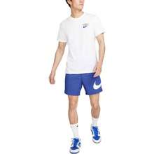 Nike Sportswear Men's Retro Graphic Print Logo Crew Neck Short Sleeve T-Shirt, White - White - View 4