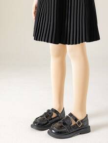 4/1 Pair Girls Dance Leggings, Kids Tight Pants, Infant Stirrup Tights, Black, White, Pink, Skin Color, Beige, Khaki, Multi-Color, Solid Color, Stirrup Tights, Thin, High Elasticity High Density Stirrup Pantyhose, Dance Socks, Casual Suitable For Daily Wear - Multicolor - View 5