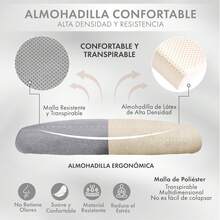 MAGMALIFE Silla de Oficina Fokus Ergonómica con Cabecera, Reclinación Ajustable, Malla Transpirable, Asiento de Alta Densidad, Ruedas 360 °   Antirrayas y Altura Regulable, Soporta 150 kg Gris - 1 - Ver 2