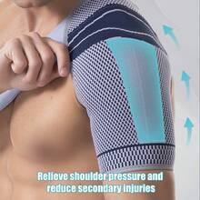 1pc Shoulder Brace For Torn Rotator Cuff, Adjustable Arm Support Compression Sleeve - Multicolor - View 5