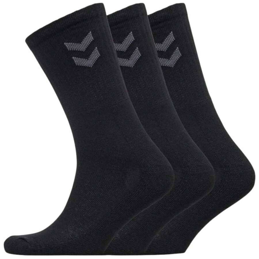Hummel Socks 22030-2001 For Men And Women In Color Black - Black - View 1