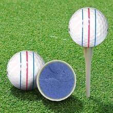 5个/包 高端远距离高尔夫球，三层锦标赛级，超远飞行距离，带3条瞄准线，多层结构，飞行距离超过40码 - 超柔软手感，高挥杆速度，持久耐用 - 白色 - 查看 7