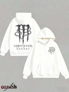 Off-Road Vehicle Motorcycle Cross-Country Race Fox Racing  Ink Gray Off-Road Vehicle Hoodie T-Shirt Off-Road Vehicle Clothing Male And Female Boys And Girls SCar Unisex LORA Archer. Warm And Comfortable-Long Sleeve Pocket Relaxed Fit Casual Pullover Sweatshirt - 白色 - 查看 1