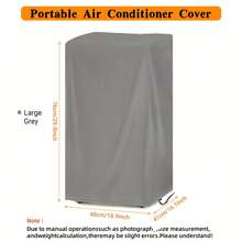 Portable Air Conditioner Cover, Mobile Air Conditioner Protective Case, Featuring Waterproof, Dustproof And Sun-Protective Properties, With Drawstring Closure At The Base. Suitable For Most Portable Air Conditioner Brands Including BLACK And DECKER, SereneLife, Dreo, ShincoZAFRO, Whynter And . Constructed From 300D Oxford Fabric (Cover Body Only). Women's Day, Travel Essentials, Wedding Favors, Y2k, Bedroom, Car Accessories Women, Kitchen Decor,Kitchen Decor,Household Items - Black - View 13