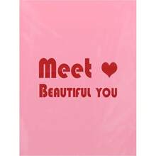 MU:4LIFE 100 piezas Soes B Con Letras De Plástico Para Envío 38 * 52  Más Reente Pink - Rosa - Ver 5