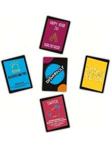 EstiloTendenciaNovelty Corp - Juego De Mesa, Drinkpoly Viaje, Juego De Mesa, Para Adulto, Retos Y DiversióN, Juego De Fiestas, Y Reuniones, 75 Cartas, Juego De ViajeCalidad PremiumVersióN Mejorada - 1 - Ver 3