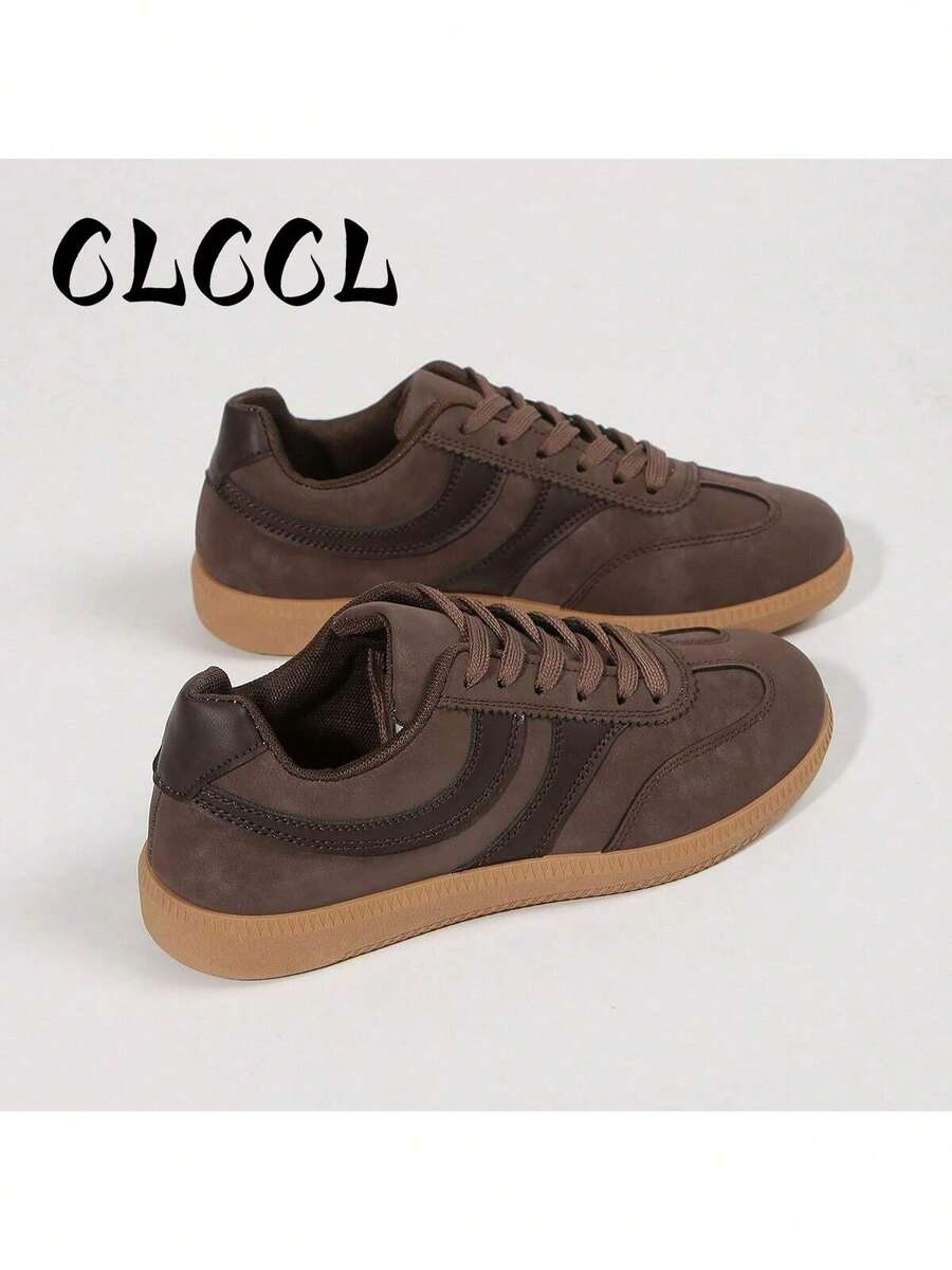 2026 New Women's Casual Flat Sneakers - Brown - View 1