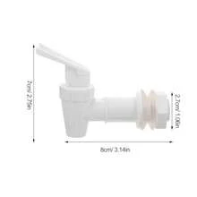 htyVeemoon 2pcs Repuestos Para Grifo De Dispensador De Agua Fria Valvula De astico Para Vitrolero y Frascos Llave De Agua Para Bebidas Ideal Para Uso En Casa y Oficinayfg - como en la foto - Ver 3