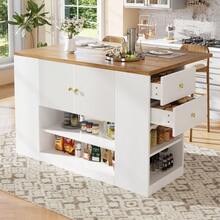 Buffets & Sideboards - White + MDF+Metal - View 4