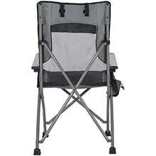 TIMBER RIDGE - Silla Plegable de Camping para Adultos, sillas Plegables de Aluminio con Soporte Organizador para Tazas y reposacabezas extraíble, Resistente soporta hasta 300 Libras, Color(Gris) - Multicolor - Ver 13