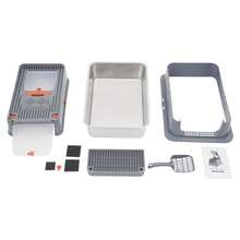 YUNRUX Stainless Steel Cat Litter Box, Large Cat Litter Box For Large Cats, Cat Litter Box With High Sides - Grey - View 6