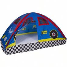 Pacific Play Tents 19710 Rad Racer Bed Tent Playhouse - Twin Size - Individual - Ver 1