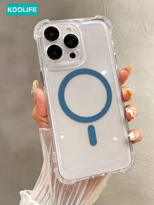 Koolife 磁吸式手机壳,四角气囊设计,镜头贴膜,防滑防摔,适用于 17 Pro Max/17/17 Pro/17 Air/16/16 Pro/16 Plus/16 Pro Max/12/12 Pro/12 Pro Max/13/13 Pro/13 Pro Max/14/14 Plus/14 Pro/14 Pro Max/15/15 Pro/15 Plus/15 Pro Max - 淺藍色 - 查看 3