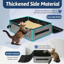 Cat Litter Box - Pequeño-gris - View 4