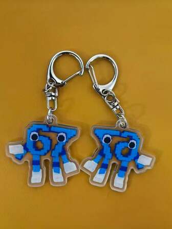 2D Flat, 2pcs Funny "67" Number Keychains - Funky A Brainrot Keyrings With 67 Pendants For Bags, Backpacks - Quirky Christmas Gifts Suitable For &, 2D Flat