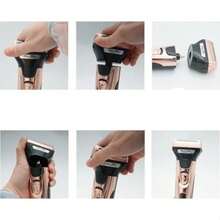 3-In-1 Electric Shaver, Trimmer, And Hair Remover For Hair, Nose, Beard, And Body - 三合一刮鬍機 - 查看 7