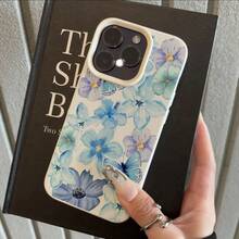 Funda de teléfono: Funda suave anti-caída de mariposa floral púrpura 7/8 Plus, funda simple y premium compatible con iPhone 14 Pro Max, funda de teléfono Apple 13, funda de pareja XS Max nueva 12 Pro anti-caída XR escarchada 11 unisex 13 cubierta completa 15 PRO funda suave 15 - Estilo 1 (1 pieza) - Ver 5