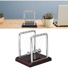 dfsgxxcEjoyous Newton's Cradle Balón de Equilibrio Bola Magnética de Metal Sólido Bola de Péndulo de Ciencia Oficina Accesorios para Escritorio para Física Profesores Decoración Fondo Rojo Vinofdga - Fondorojovino - Ver 9