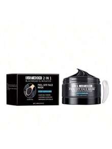 EAST MOON 1 Pack Charcoal Peel-Off Mud Mask, Purifying Blackhead Remover & Pore Minimizer, Gentle Exfoliating Brightening Facial Mask With Juniper Berry Extract, Hydrating & Firming For Glowing Skin, Home Spa Skincare For Women & Men,Travel Essential - Aloe Vera - View 11