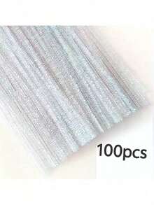 100/200/300/353件装大型雪花花形花茎套装，包含300根花茎和5支花茎 - 升级版DIY手工套装，非常适合母亲节、毕业典礼、家居装饰和节日礼物 - 彩色 - 查看 12