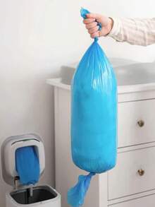 Wkład do worka na pieluchy, wkład do wiaderka na pieluchy, grube, nieprzepuszczające zapachów worki na pieluchy, odpowiednie na baby shower, do dekoracji wnętrz, na prezenty, szczelny i odporny na zapachy materiał PEVA, łatwe do rozerwania, wkład do wiaderka na pieluchy, wkład do żwirku dla kota - Wielokolorowe - Zobacz 2