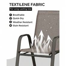 Picnic Folding Table And Chairs - màu nâu - Xem 7