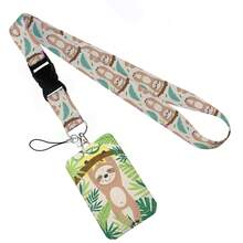 Animal Collection The Vertical Card Holder Horizontal Card Neck Strap Lanyards For Keys Keychain Badge Pass Hang Rope - Multicolor - View 25