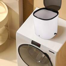 Lavadora portátil, mini lavadora y secadora giratoria, capacidad de 4.5 litros, pequeña máquina de lavandería - Gris Claro - Ver 2