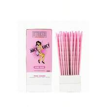 RAW Juicy Lucy PINK Prerolled Cone KING Size 200PK MADE IN FRANCE+Tube+Gl<Wbr/> Tip - 如圖所示 - 查看 3