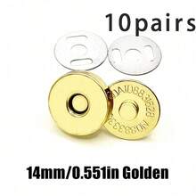 2/5/8/10Pairs 14-18mm Magnetic Snap Buttons, Suitable For Handbags, Wallets, Craft Bags, Etc., Complete Accessories. - Multicolor - View 18