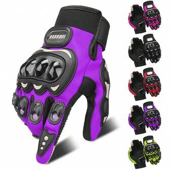 1 Pair Motocross Waterproof Gloves Bike Luvas Motorcycle Gloves Hand Warmer Riding Gloves Full Finger Moto Gloves Touch Screen Riding Moto Protective Anti-Fall Racing Motorcycle Accessories Riding Essentials For Women Men Rider Gifts