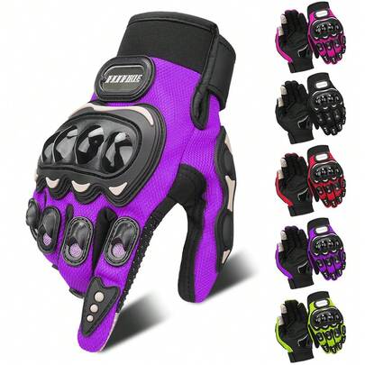 1 Pair Motocross Waterproof Gloves Bike Gloves Motorcycle Gloves Hand Warmer Riding Gloves Full Finger Moto Gloves Touch Screen Riding Moto Protective Anti-Fall Racing Motorcycle Accessories Riding Essentials For Women Men Rider Gifts