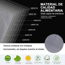 ¡RecomendadoBolsas para Sellar al Vacío, 100 Bolsas de Vacio para Alimentos, 20 x 30cm Bolsas Selladoras al Vacío Bolsas Envasar al Vacio, Bolsa de Vacío Gofradas para Conservación y Cocción¡Top de Temporada - 20x30 - Ver 5
