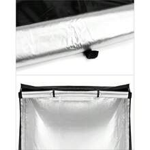 QWORK Storage Shelving Unit Cover Wire Rack Cover for Shelf 48"x18"x 72" 210D Oxford Cloth to Keep Rack Clean for Your Home Office Storage and Garage Black Cover Only - 1Paquete - Ver 3