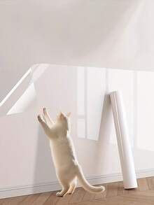 Heat-Resistant Smooth PVC Wall Sticker - Classic Washable Self-Adhesive Kitchen Tile Sticker, Transparent Furniture Protection Film | Plastic Scratch-Resistant Film, Suitable For Sofas And Walls, Cat Scratch Board Alternative, Backsplash, Cabinets, Stove Countertops, Range Hood | Reusable, Electrostatic Adsorption, Easy To Install, Oil-Resistant Waterproof Wall Sticker - Multicolor - View 2