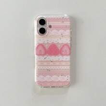 Cute Sweet Girl Series Cream Strawberry Cake Lace Bowknot Shockproof Protective Phone Cover Case For 17 16 15 14 Pro Max.Christmas Accessories.2026HOT Fall An Excellent Gift For Friends Cover De Rilakkuma Gifts Gifts For Men Girlfriend Or Boyfriend Pink Christmas 14 Cases Case For 17 Pro Max Gifts For Women 16 Pro Max Case Bear Phone Case Phone Cases 14 Y2k Phone Case - Đỏ - Xem 4