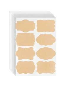 2" X 3" Labels For Jars,Canning Labels For Mason Jars, Blank Stickers To Write On,Kraft Sticky Label Sticker For Bottles, Christmas Presents Gift Tag Name Sticker - 藝術 - 查看 9