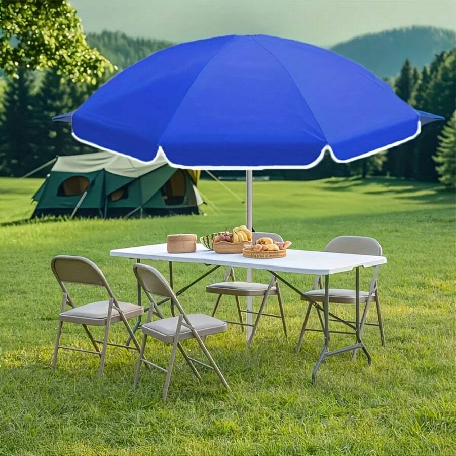 Paraguas de playa plegable para exteriores - Azul - Ver 1