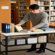 Mesa Auxilia Escritorio Para Oficina Escritorio Armable Muebles Para Pc - Blanco - Ver 7